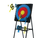 EastPoint Sports 5' Ultimate Axe Throwing Target Game with Steel Frame, 8 Safety Axes