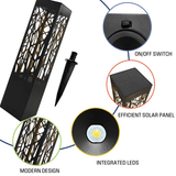 Westinghouse 5 Pack Solar Pathway Lights – 30 lm LED Bollard Garden Lights