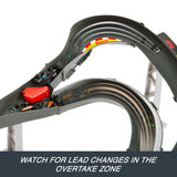 3-Car Hot Wheels Racing Formula 1 Sprint Race Circuit – Rev Launcher, Overtake Lane & 2 Modes