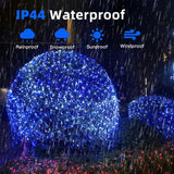 Christmas Net Lights Outdoor, 192 LED 9.8FT × 6.6FT Waterproof Mesh Lights
