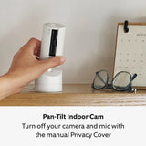 Ring Smart Wireless Video Doorbell with Ring Pan-Tilt Indoor Cam