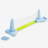 Funsicle Floating Volleyball Set, Inflatable Pool Volleyball Game with Net, Ball & Weight Bag