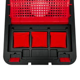 LED Cornhole Board Set with Light-Up Targets and 6 Bean Bags