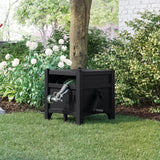 Suncast 100 ft. Hose Hideaway Garden Hose Reel Storage – Durable Resin Hose Organizer