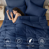 Lightweight Cooling Quilted Comforter, All Season Down Alternative Duvet