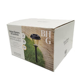 Better Homes & Gardens Elijah Solar Pathway Light with Filament, 4 pack