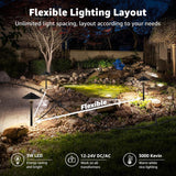 All-in-One Low Voltage LED Pathway Lighting Kit – 8 Pack 3W Landscape Lights
