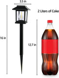12-Pack Solar Classic-style Lantern Pathway Lights, Light Bulb Warm White