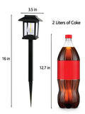 12-Pack Solar Classic-style Lantern Pathway Lights, Light Bulb Warm White