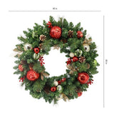Pre-Lit Wreath with 50 Battery Operated LED Lights 76.2 cm (30 in.) - 1739984