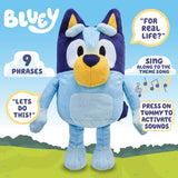 13" Bluey Talking Plush – 9 Character Phrases & Theme Song, Ages 3–6