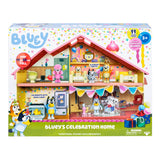 11-Accessory Bluey’s Celebration Home Playset – Exclusive 2.5" Party Bluey Figure & Carry Handle