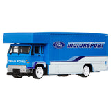 2-Piece Hot Wheels Team Transport Set – 1:64 Race Car & Matching Hauler, Styles May Vary