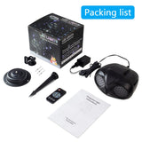Dual-Head Christmas Snowflake Projector Lights with Remote Control, 2/4/6-Hour Timer & Mounting Accessories