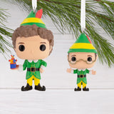 Hallmark Buddy the Elf & Papa Elf Funko POP! Christmas Ornaments – Set of 2