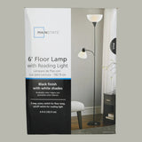 Mainstays Combo Floor Lamp With Reading Light