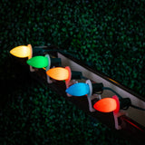 25-Count C9 LED Christmas String Lights, 25FT Smooth Plastic Bulb String Lights
