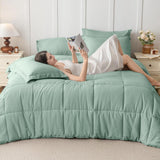 Lightweight Cooling Quilted Comforter, All Season Down Alternative Duvet