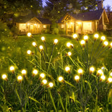 6 Pack Solar Firefly Garden Lights – 48 LED Warm White Swaying Solar Landscape Lights