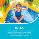 Intex Dinosaur Play Center Inflatable Water Park Pool with Volcano Slide, Sprayer, Waterfall & 6 Fun Balls