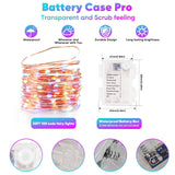 4-Pack 33 ft 100 LED Battery Operated Fairy String Lights with Remote