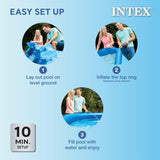 Intex Easy Set Pool, 10 ft x 30 in Inflatable Above Ground Swimming Pool, 1,018 Gallon Family Pool