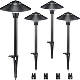SUNVIE 4 Pack Low Voltage LED Pathway Lights – 150 lm 3 W Landscape Lighting