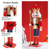 12" Wooden Nutcracker Soldier – Sword, Movable Jaw & Gift Box