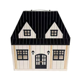 Two-story Tiny Plush Animal Family Dollhouse Playset with 6 Plush Bear or Mouse