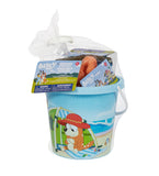 7-Piece Little Kids Bluey Summer Fun Beach Bucket Set – Sand Tools, Jump Rope, Water Blaster & 8 oz Bubbles