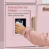 31.5" Best Choice Products Wooden Play Kitchen – 11 Accessories, Ice Dispenser & Chalkboard