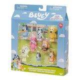 8-Pack 2"–2.5" Bluey Neighborhood Friends Articulated Character Figures – Exclusive Set