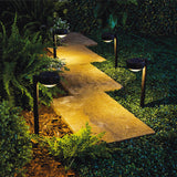 4-Pack Better Homes & Gardens 20 lm Solar Dome Downlights – Black Walkway & Landscape Lights