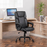 Mainstays Executive Ergonomic High Back Leather Chair