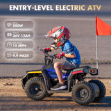 HOVER HEART 36V 500W Electric Youth ATV with Dual Suspension & 10-Mile Range