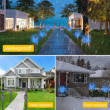 6 Pack Flickering Flame Solar Torch Lights – 12 LED Solar Garden Stake Lights