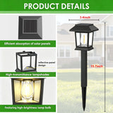Maspost 12 Pack Solar Pathway Lights – Warm White LED Outdoor Landscape Lights