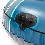 Intex Excursion Inflatable 4 People Boat Set with Oars, Pump, Fishing Rod Holders & Motor Mount Fittings