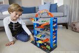 Hot Wheels City Stunt Garage – 4-Level Playset with Elevator & Storage for 20+ Vehicles