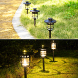GIGALUMI 6 Pack Solar Pathway Lights – Outdoor LED Landscape Lighting