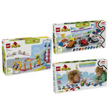 LEGO DUPLO Race Ramp & F1 Team Race Cars Building Sets – 181 Pieces, 10 Teams & Drivers