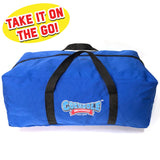 A Better Design Cornhole Shootout 2-in-1 Basketball and Cornhole Game with 2 Boards, 8 Bean Bags