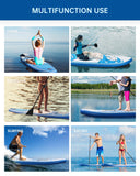 Naipo Inflatable Stand Up Paddle Board Set, 10' x 30" x 6" with SUP Accessories