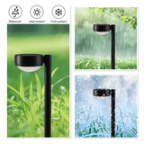 4-Pack Better Homes & Gardens 20 lm Solar Dome Downlights – Black Walkway & Landscape Lights