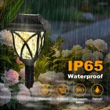 6-Pack Solar Pathway Lights – Waterproof LED Garden Stake Lights with Water Ripple Effect