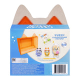 Bluey Fuzzies The Sign Episode Collectibles – 3 Flocked Figures, 5-Slot Display Case & Holographic Card