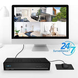 Reolink 16-Channel 12-Camera 12MP 4K+ PoE Security Camera System with 4TB NVR