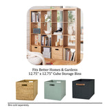 Better Homes & Gardens 16 Cube Modern Bookshelf Storage Organizer