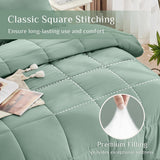 Lightweight Cooling Quilted Comforter, All Season Down Alternative Duvet