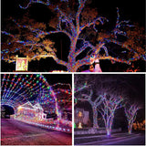 4-Pack 33 ft 100 LED Battery Operated Fairy String Lights with Remote